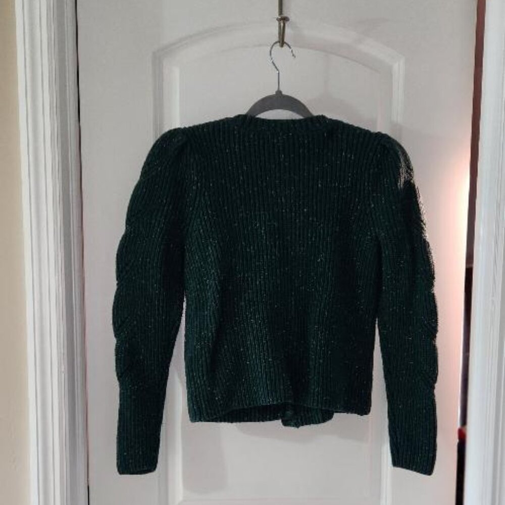 Talbots Puff Sleeve Cardigan Sweater women Sp - Picture 2 of 3
